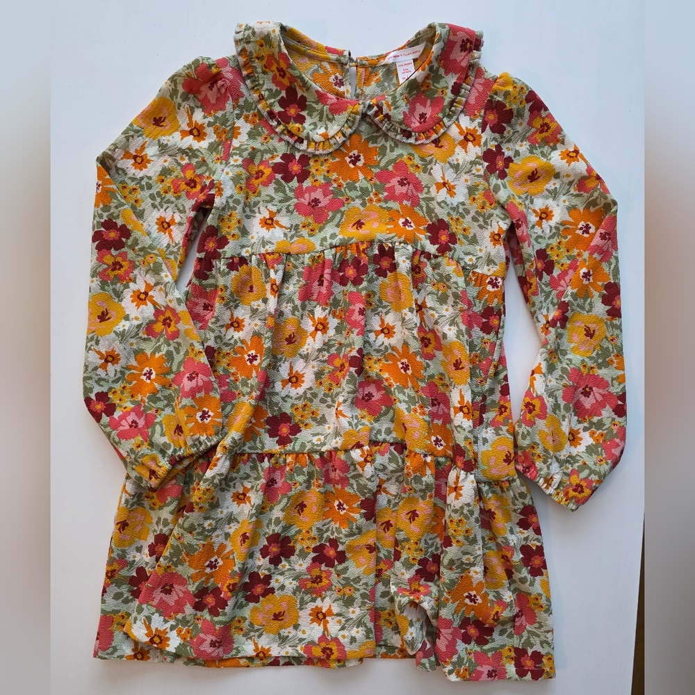 Jillian Harris - Joe Fresh - Kids Floral Dress - Size Medium - Picture 3 of 6